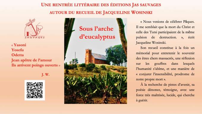 Jacqueline Wosinski a pr�sent� son livre "Sous l'arche d'eucalyptus" dans la paroisse de Marseille sud-est, en f�vrier.